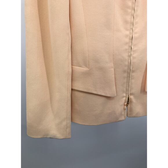 Escada Elements Peach Zip Front Blazer Size 36 - Picture 4 of 11